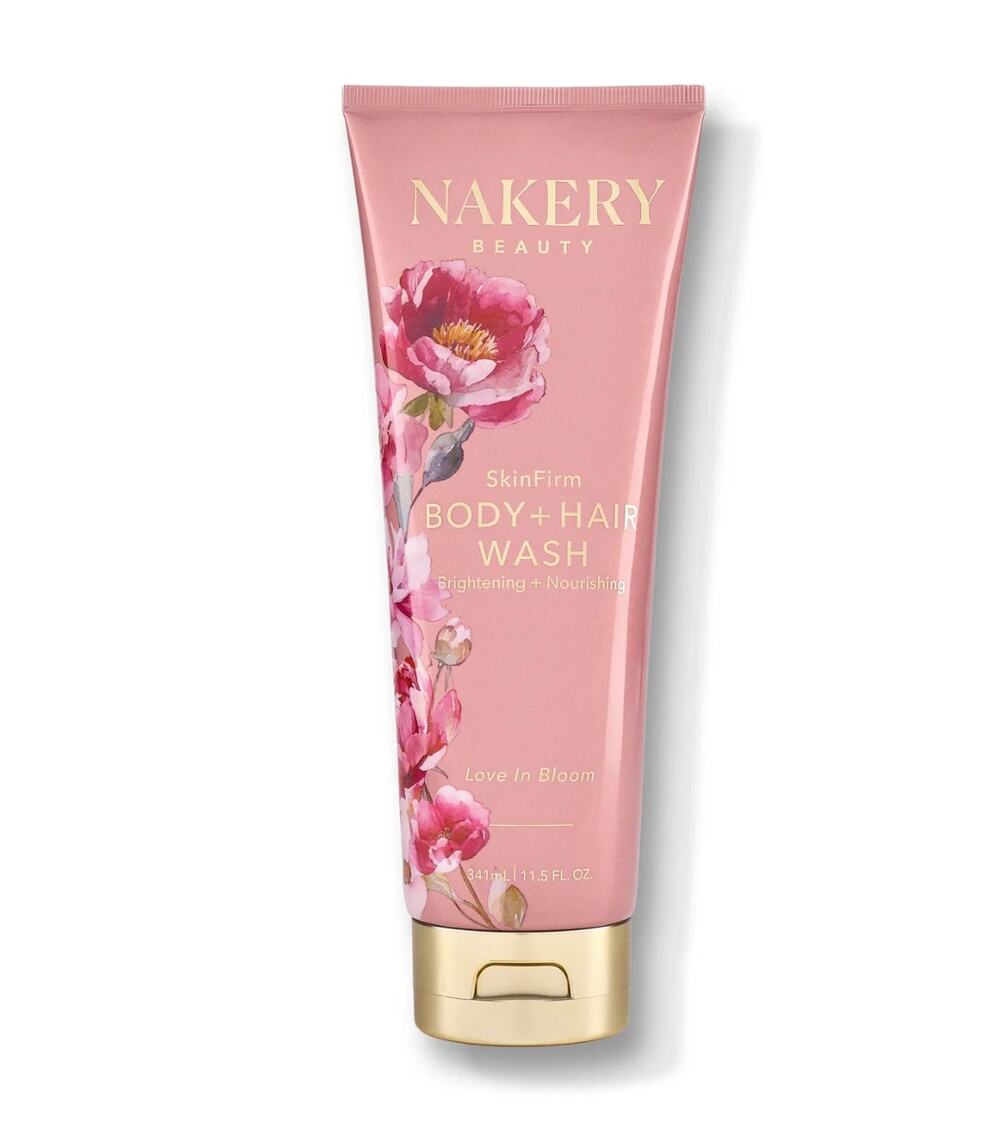 NAKERY BEAUTY | LOVE IN BLOOM | SKIN FIRM BODY + HAIR WASH | FULL SIZE 11.5oz.